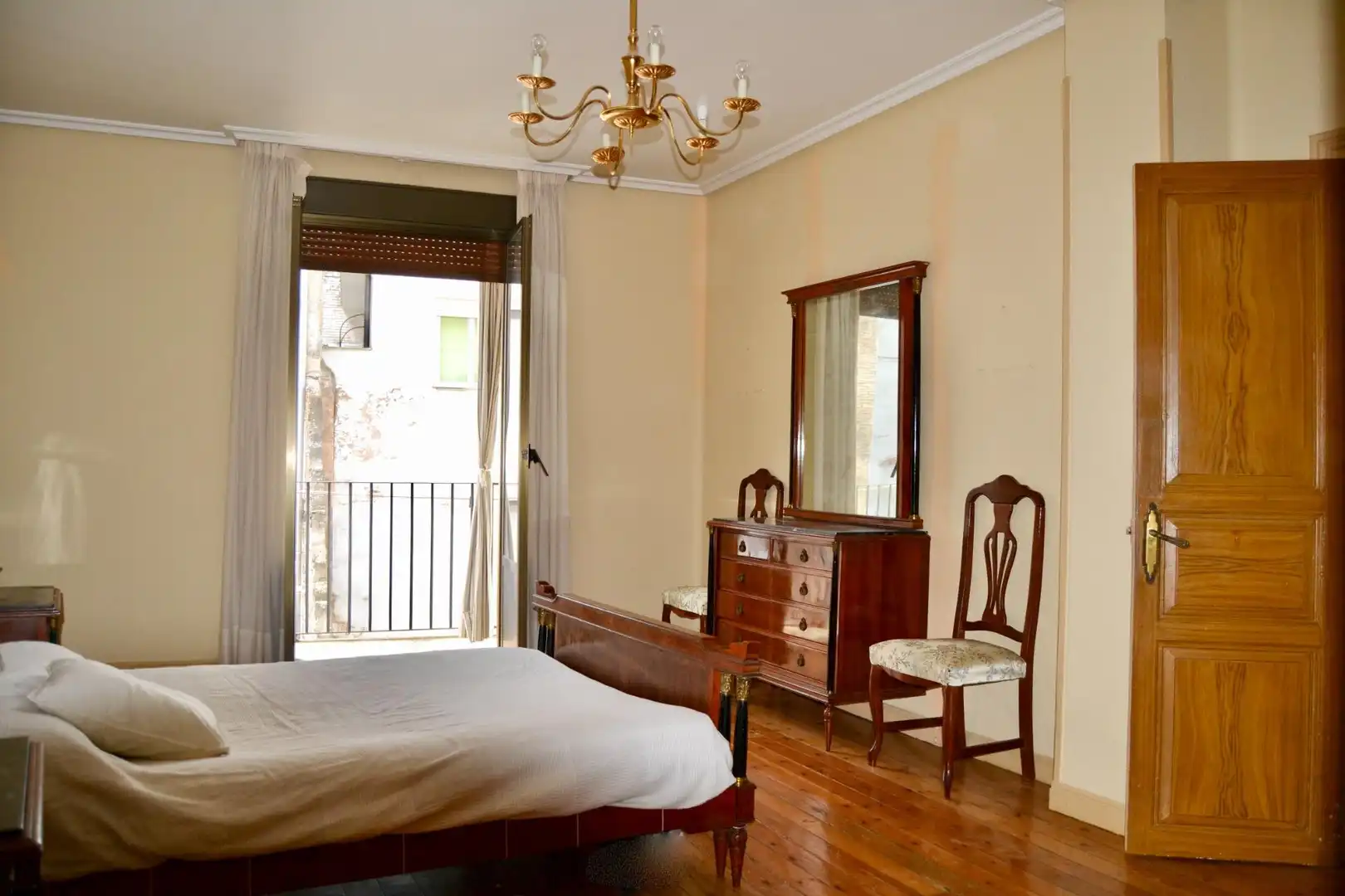 Bedroom of Flat for sale in  Pamplona / Iruña  with Heating, Storage room and Balcony
