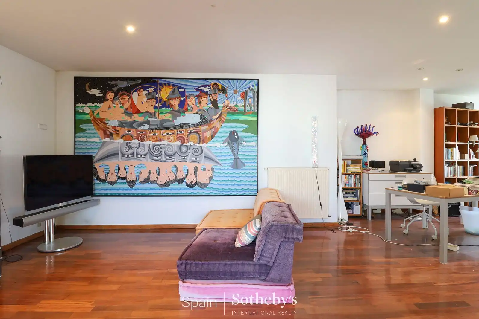 Living room of Houses for sale in Llançà  with Air Conditioner, Heating and Private garden