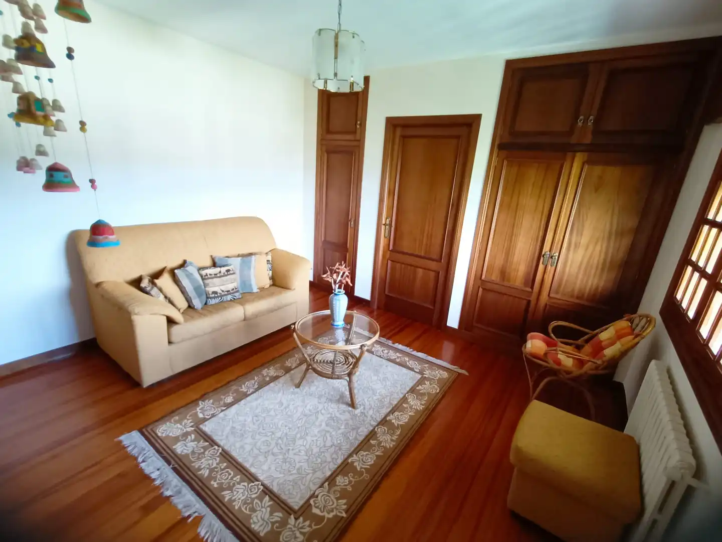 Sala de estar de Casa o chalet de alquiler en A Guarda   con Calefacción, Jardín privado y Parquet