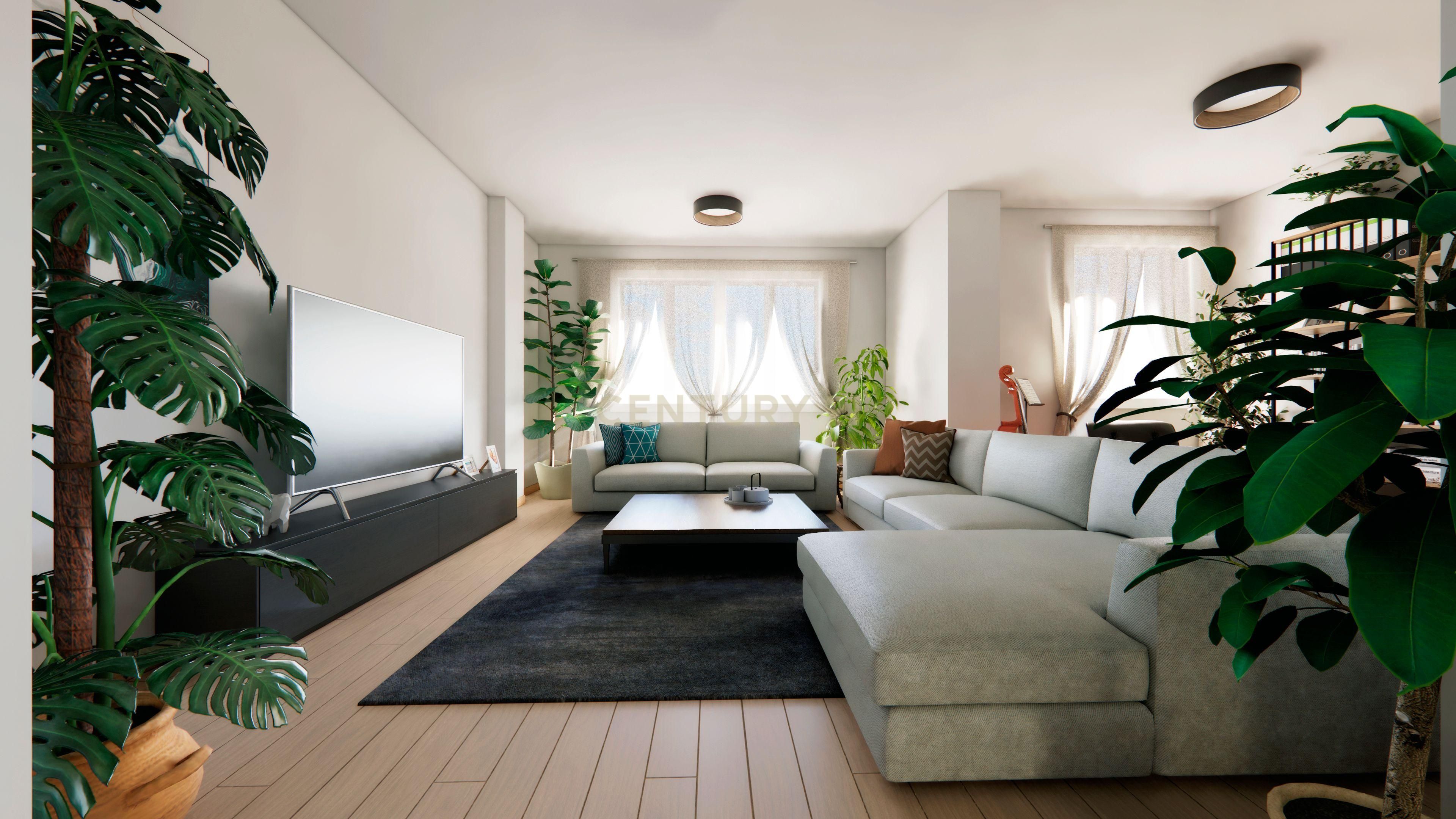 Sala d'estar de Pis en venda en  Madrid Capital