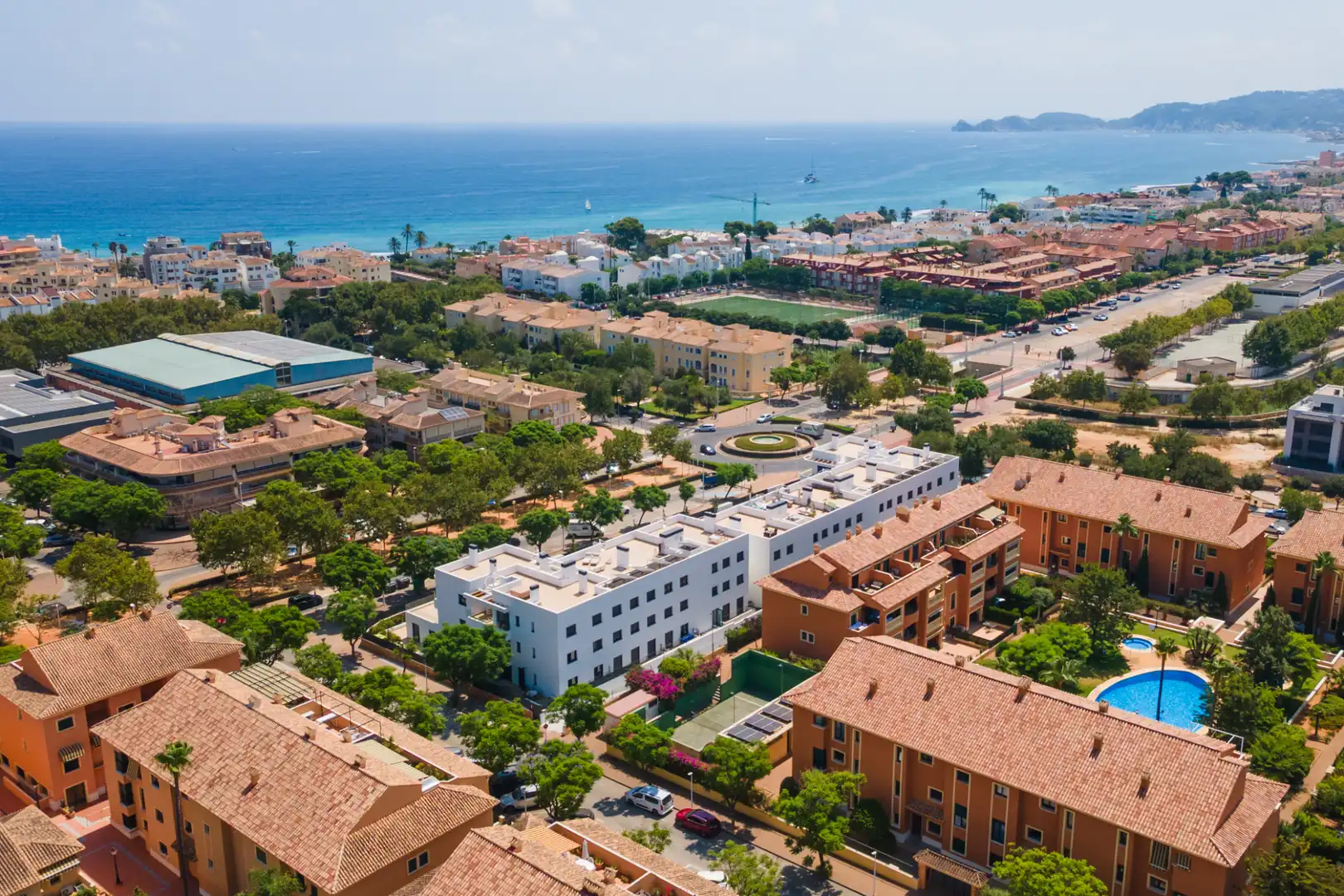 Vista exterior de Apartamento de alquiler en Jávea / Xàbia con Aire acondicionado, Calefacción y Parquet