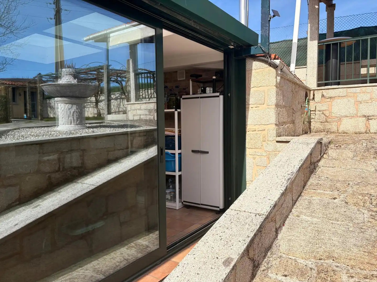 Terraza de Casa o chalet en venta en Santiago de Compostela  con Calefacción, Jardín privado y Terraza