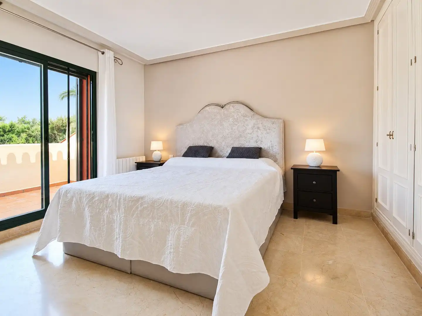 Bedroom of Houses for rent in Marbella  with Air Conditioner, Heating and Private garden