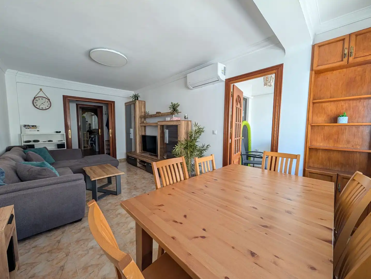 Comedor de Apartamento de alquiler en Estepona con Aire acondicionado, Calefacción y Terraza
