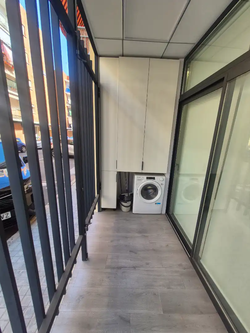 Terrasse von Loft zur Miete in Moncada mit Klimaanlage, Heizung und Möbliert
