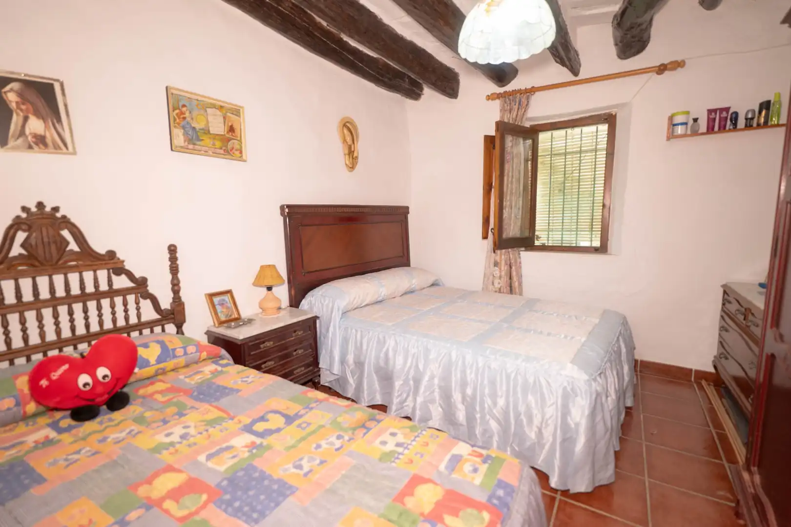Habitación de Casa adosada en venta en Paterna del Río con Amueblado y Balcón