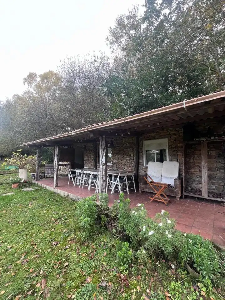 Terrasse von Country house zum Verkauf in San Sadurniño mit Heizung, Privatgarten und Schwimmbad