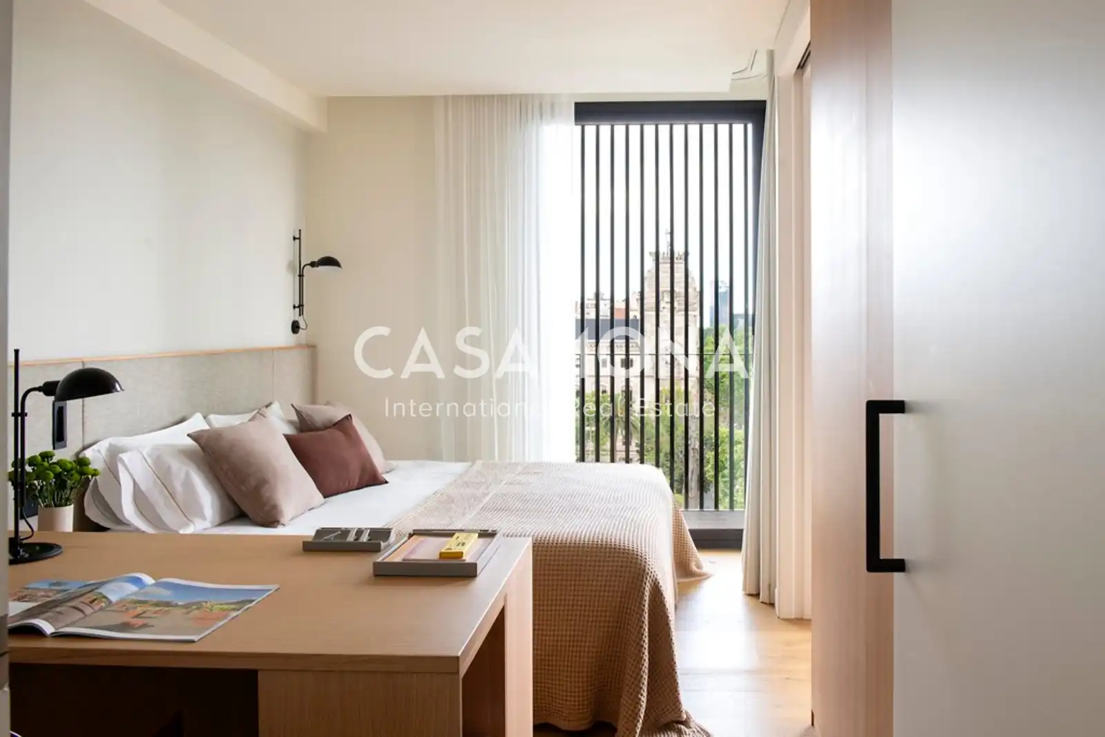 Habitación de Apartamento de alquiler en Barcelona con Aire acondicionado, Terraza y Internet