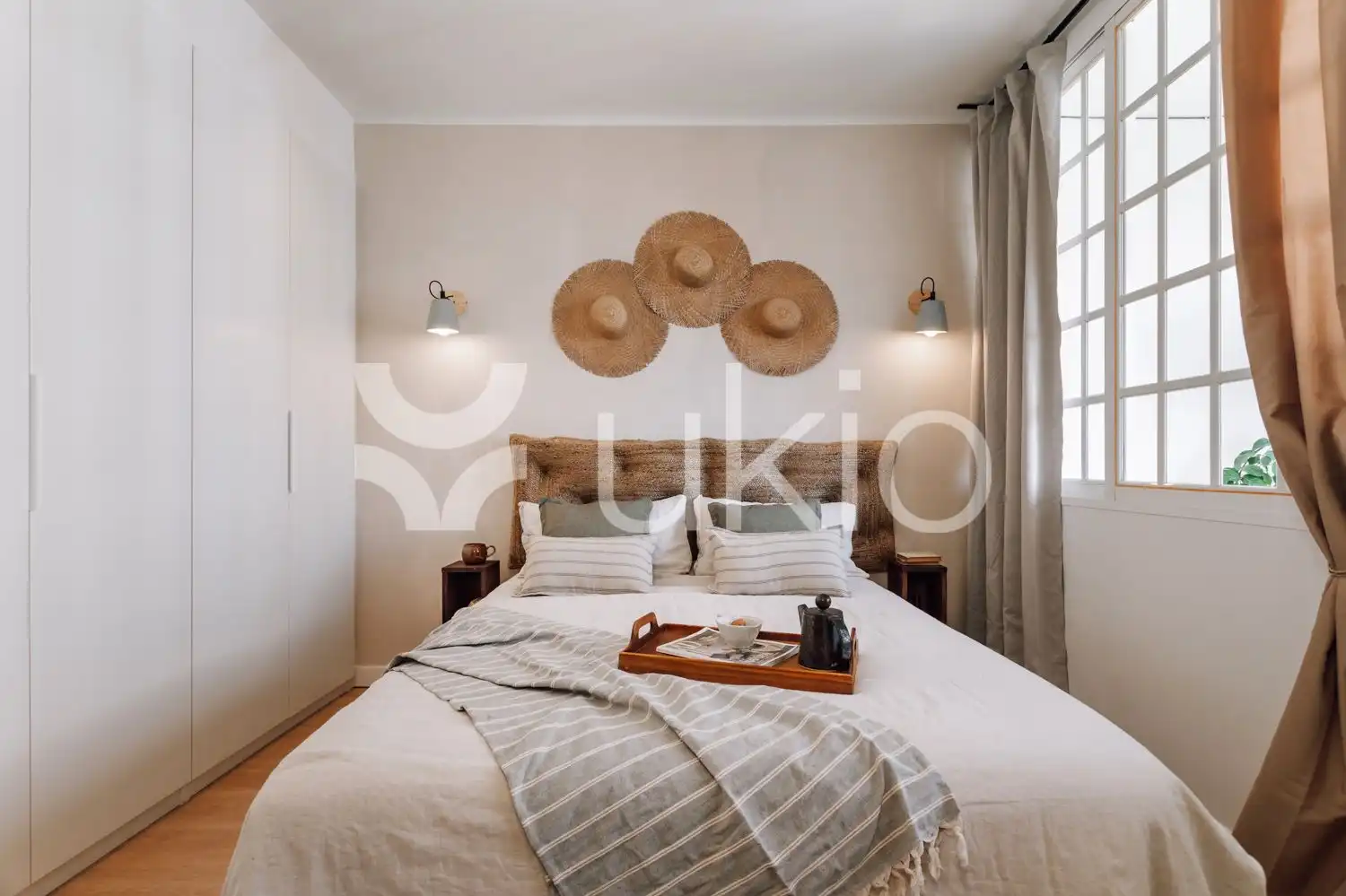 Habitación de Apartamento de alquiler en Barcelona con Aire acondicionado, Calefacción y Terraza