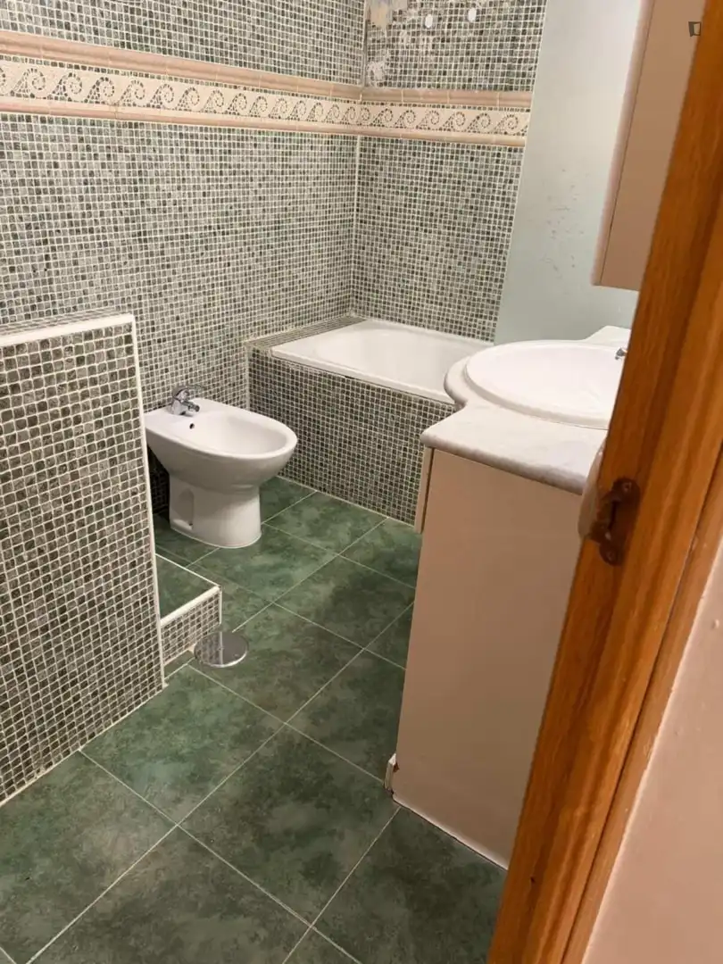 Bany de Apartament per a compartir en Madrid amb Calefacció, Moblat i Forn