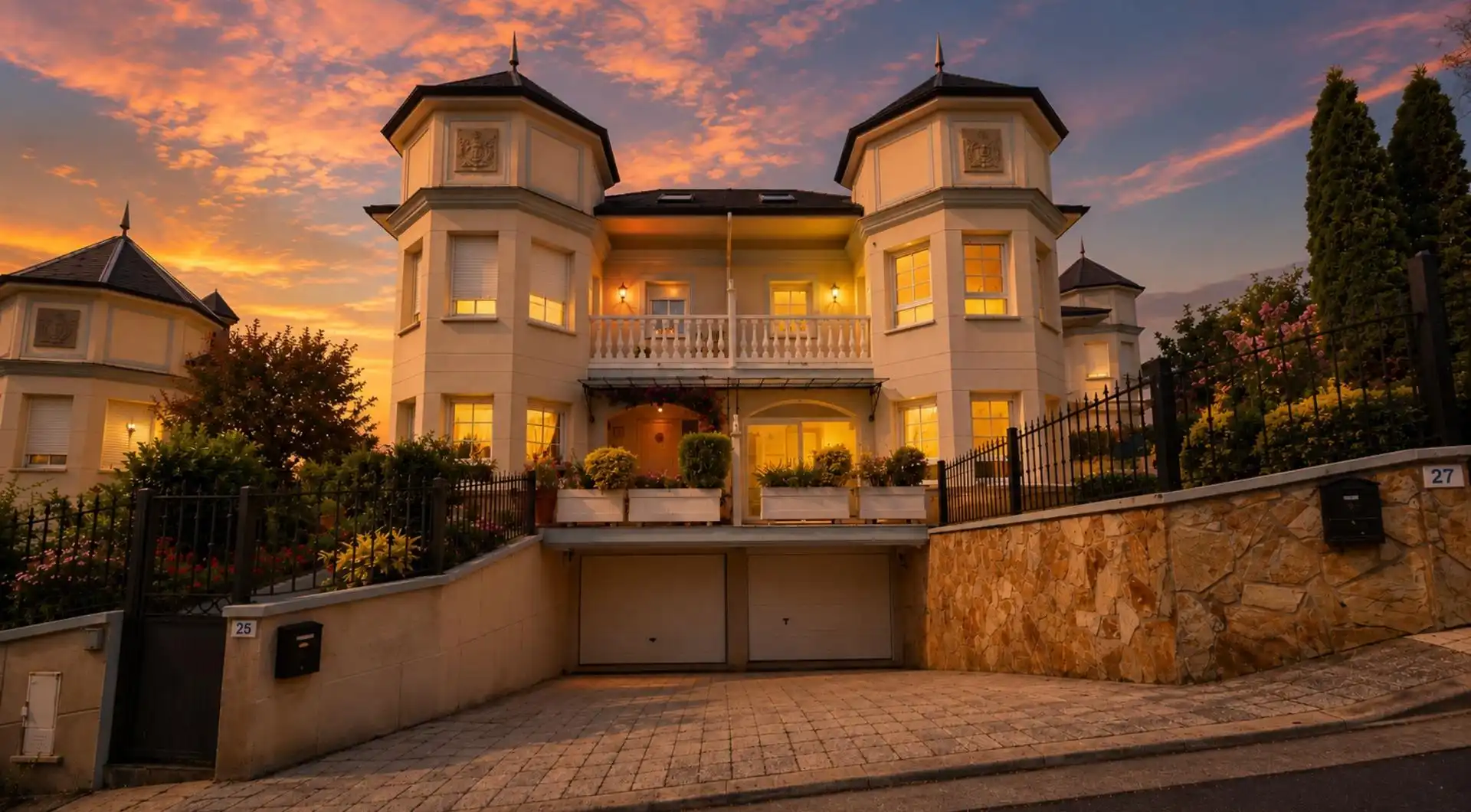 Vista exterior de Casa adosada en venta en Bárcena de Cicero con Calefacción, Jardín privado y Terraza
