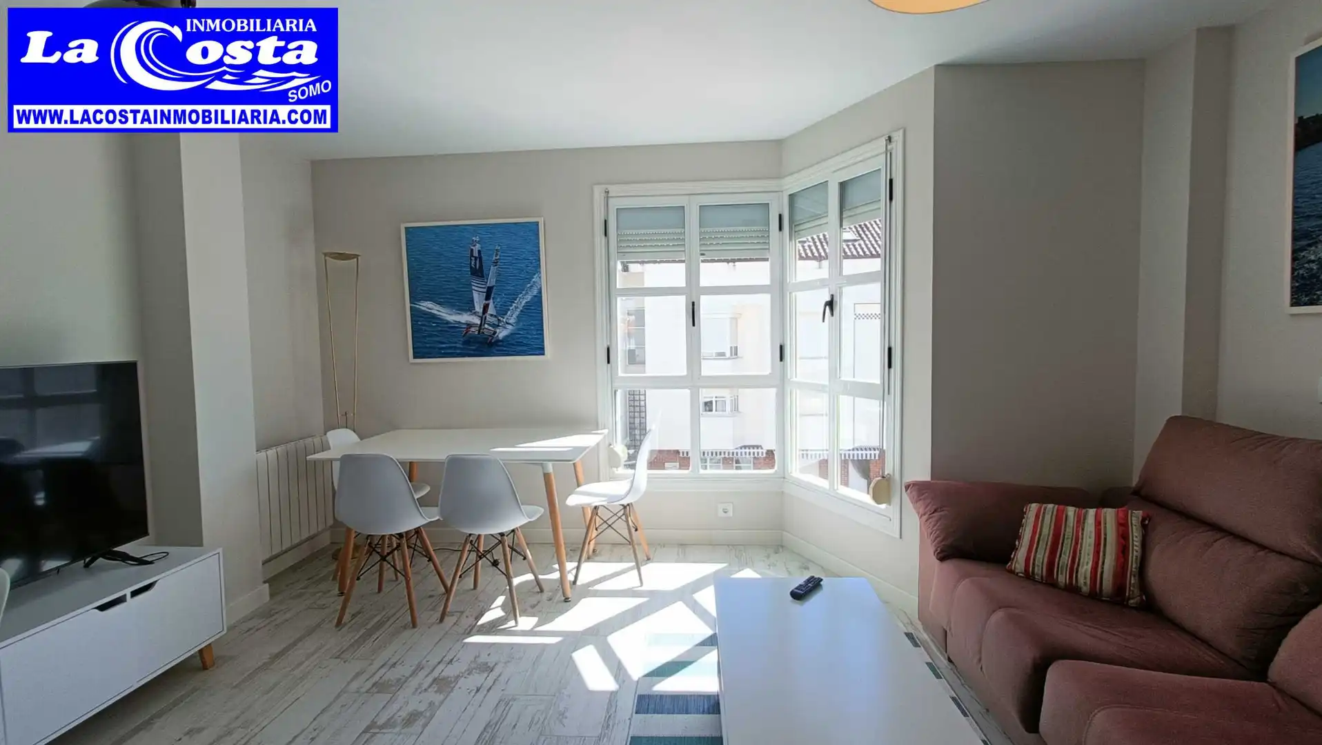 Sala d'estar de Dúplex en venda en Ribamontán al Mar amb Calefacció, Moblat i Forn