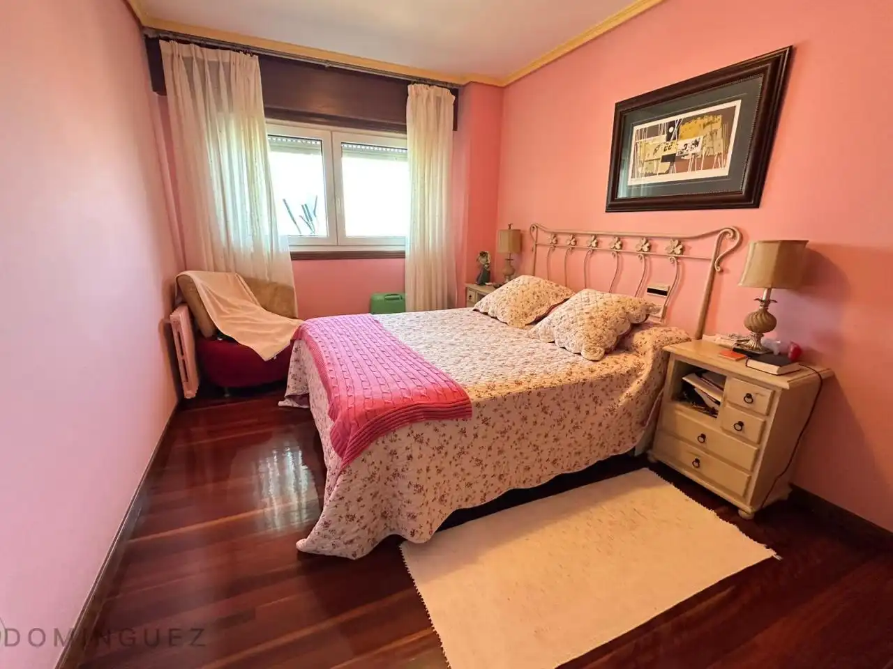 Bedroom of Flat for sale in Vigo   with Heating, Parquet flooring and Terrace