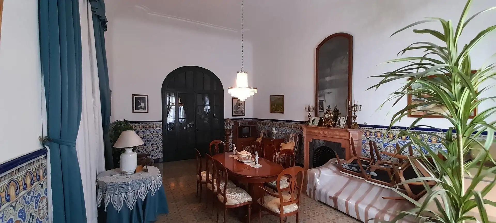 Menjador de Finca rústica en venda en Vilafranca del Penedès amb Jardí privat, Terrassa i Balcó