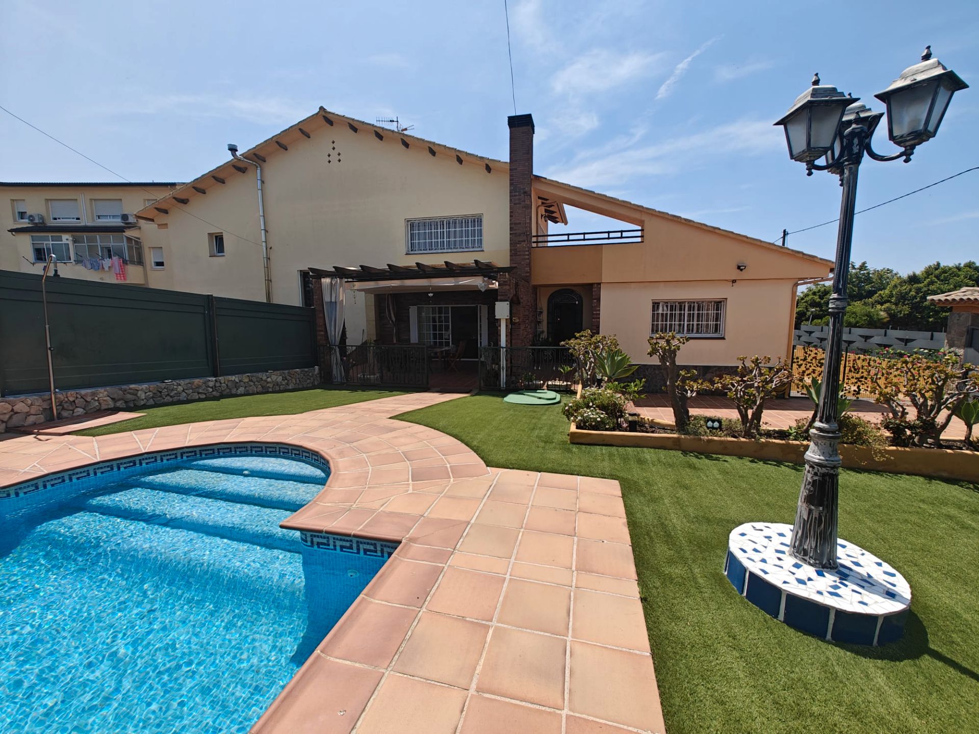 Swimming pool of House or chalet to rent in Calafell  with Air Conditioner, Heating and Private garden