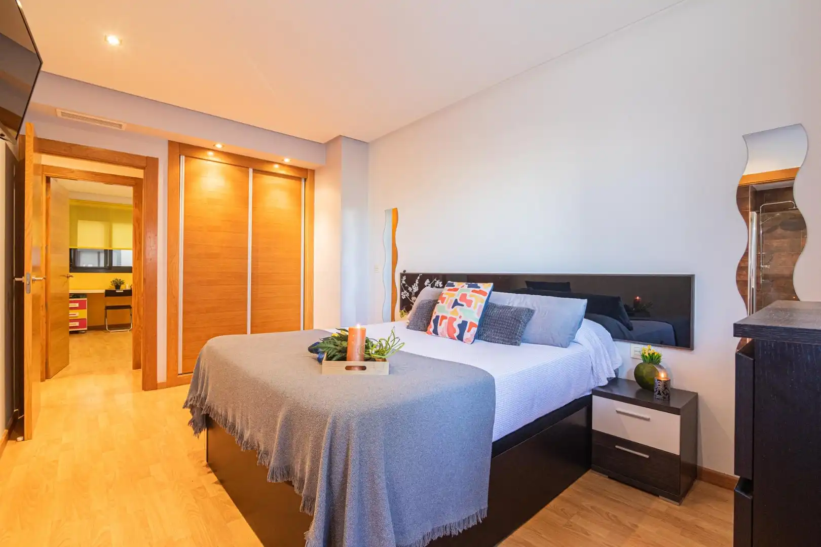 Bedroom of Flat for sale in Crevillent  with Air Conditioner, Terrace and Community pool