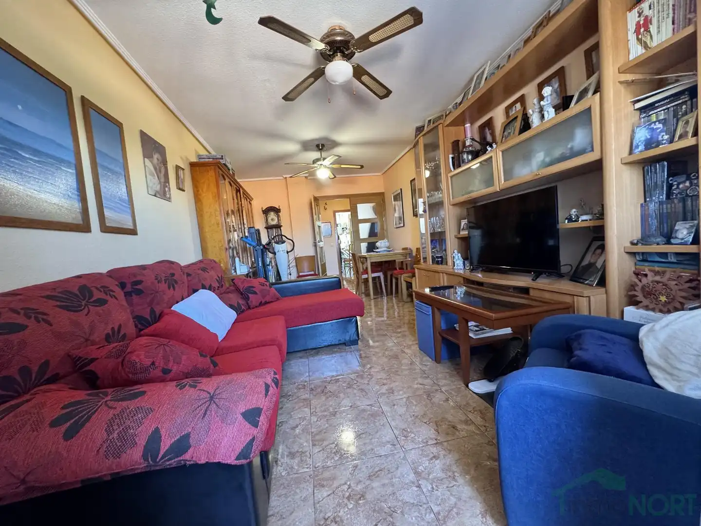 Wohnzimmer von Wohnung zum Verkauf in La Manga del Mar Menor mit Balkon und Gemeinschaftspool