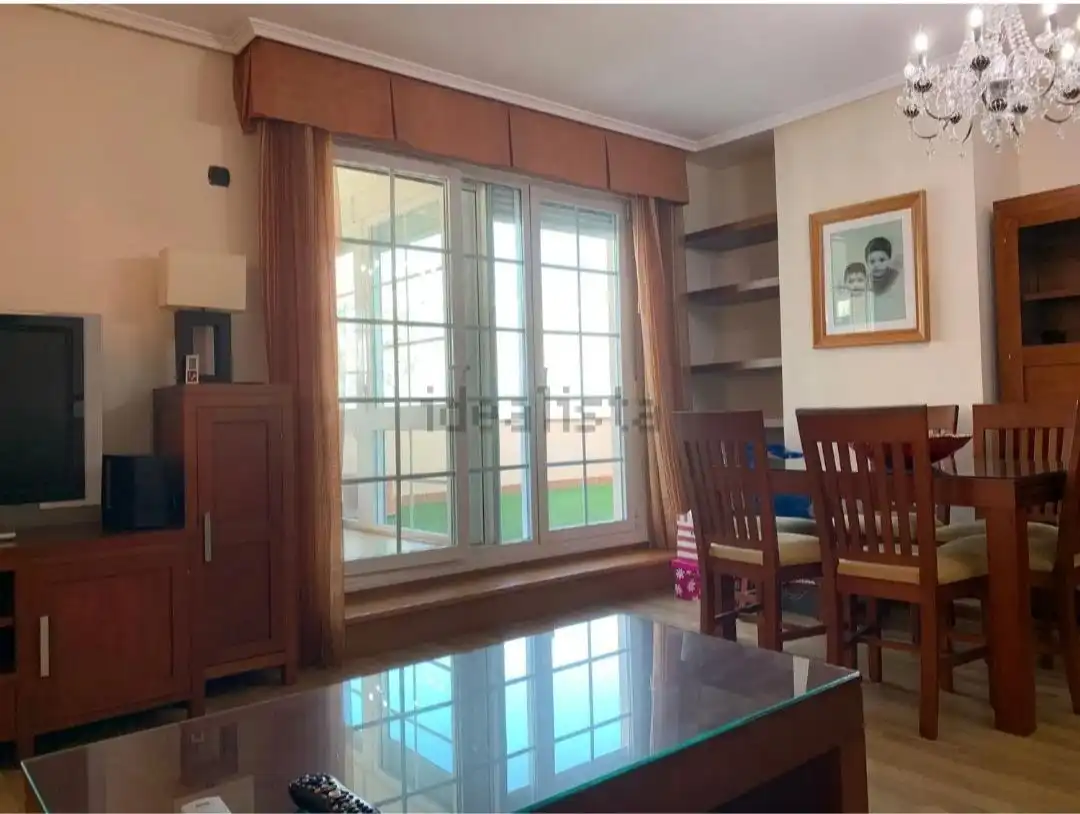 Sala de estar de Ático de alquiler en Almería con Aire acondicionado, Calefacción y Amueblado