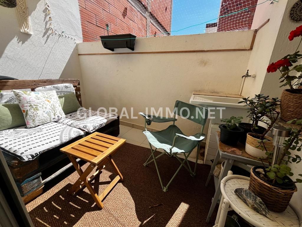Balcony of Apartment for sale in Roses  with Terrace and Furnished