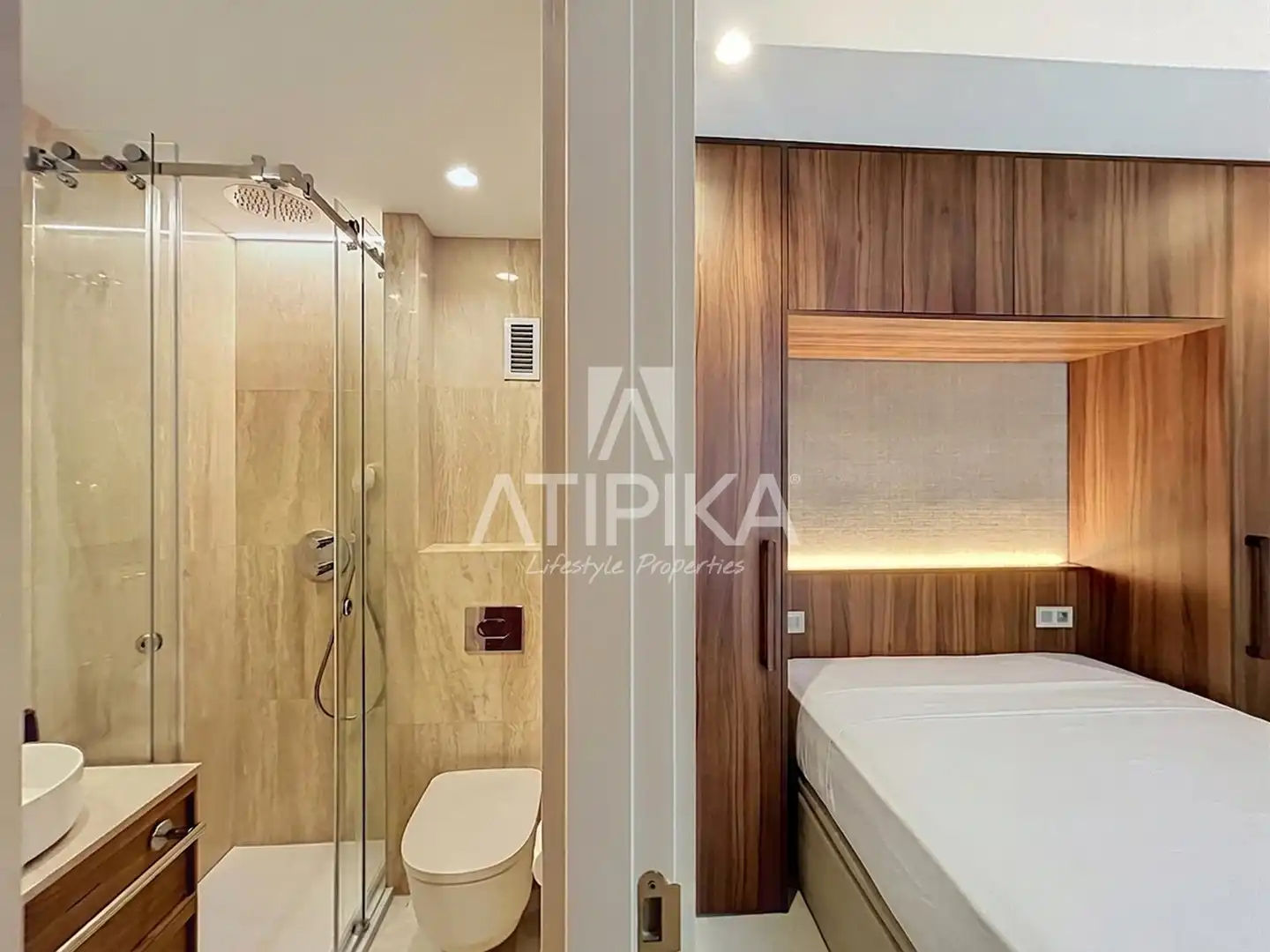 Bathroom of Flat for rent in Barcelona  with Air Conditioner, Terrace and Furnished