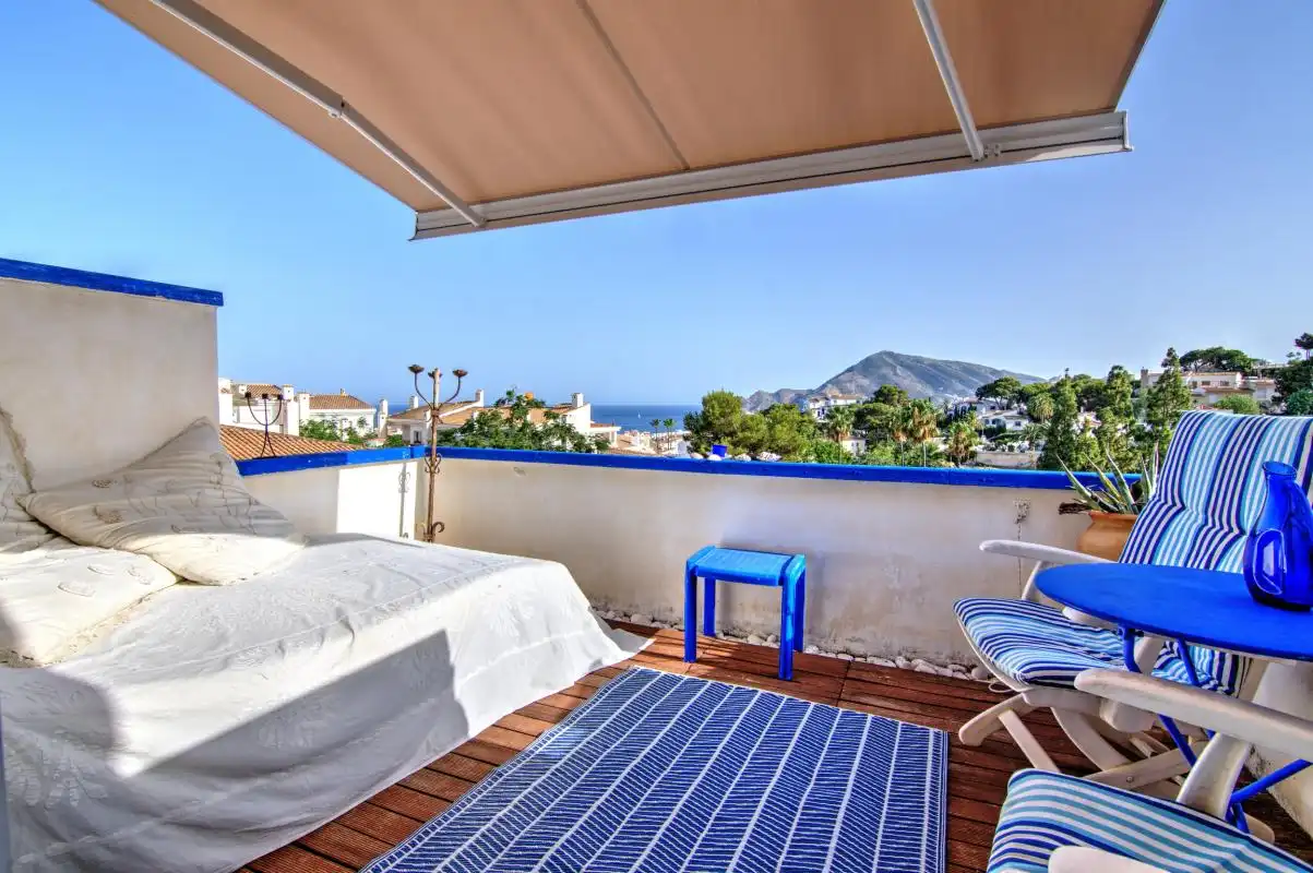 Terraza de Dúplex en venta en Altea con Aire acondicionado, Calefacción y Jardín privado