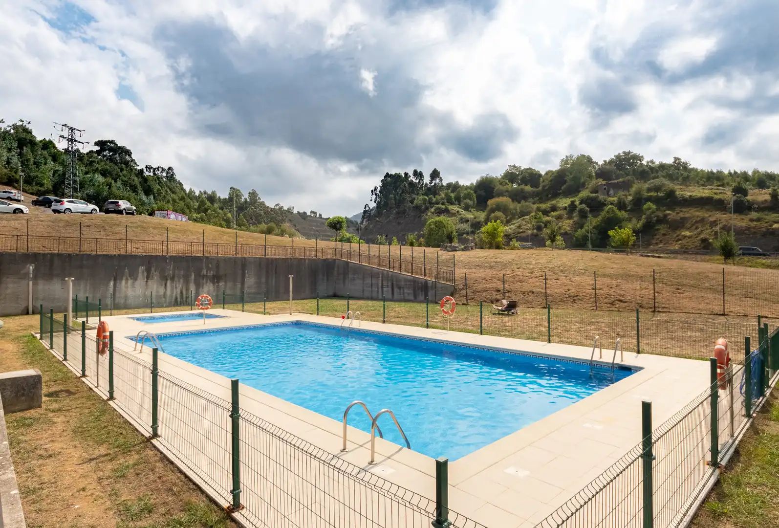 Swimming pool of Flat for sale in Castro-Urdiales  with Heating, Parquet flooring and Terrace
