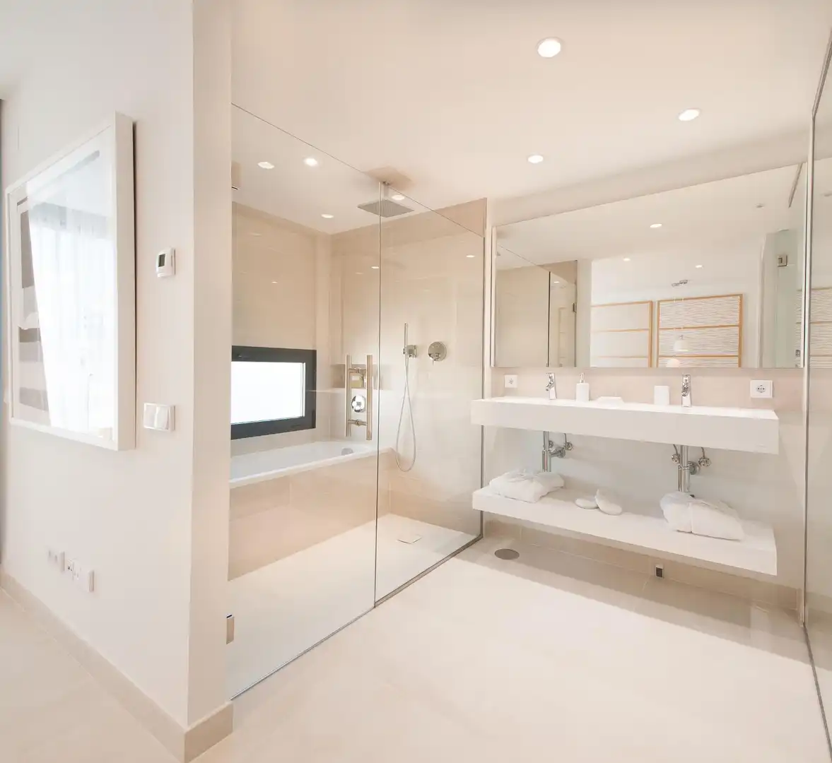 Baño de Apartamento en venta en Fuengirola con Aire acondicionado, Calefacción y Terraza