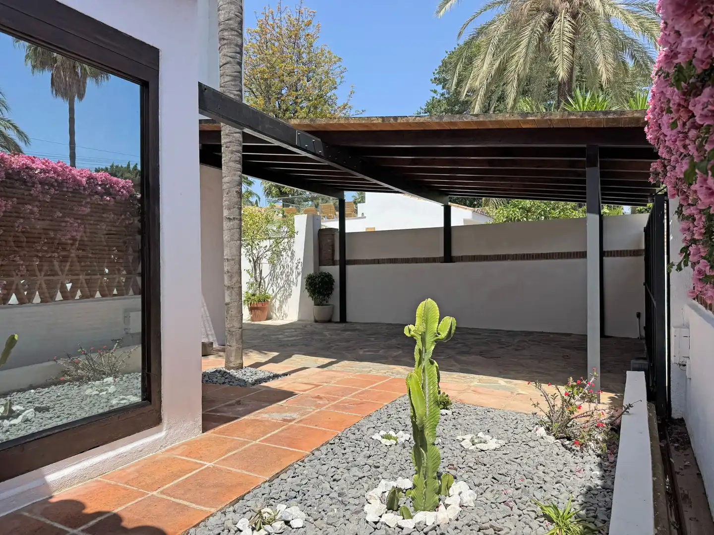 Terrassa de Casa o xalet de lloguer en Marbella amb Jardí privat, Terrassa i Piscina