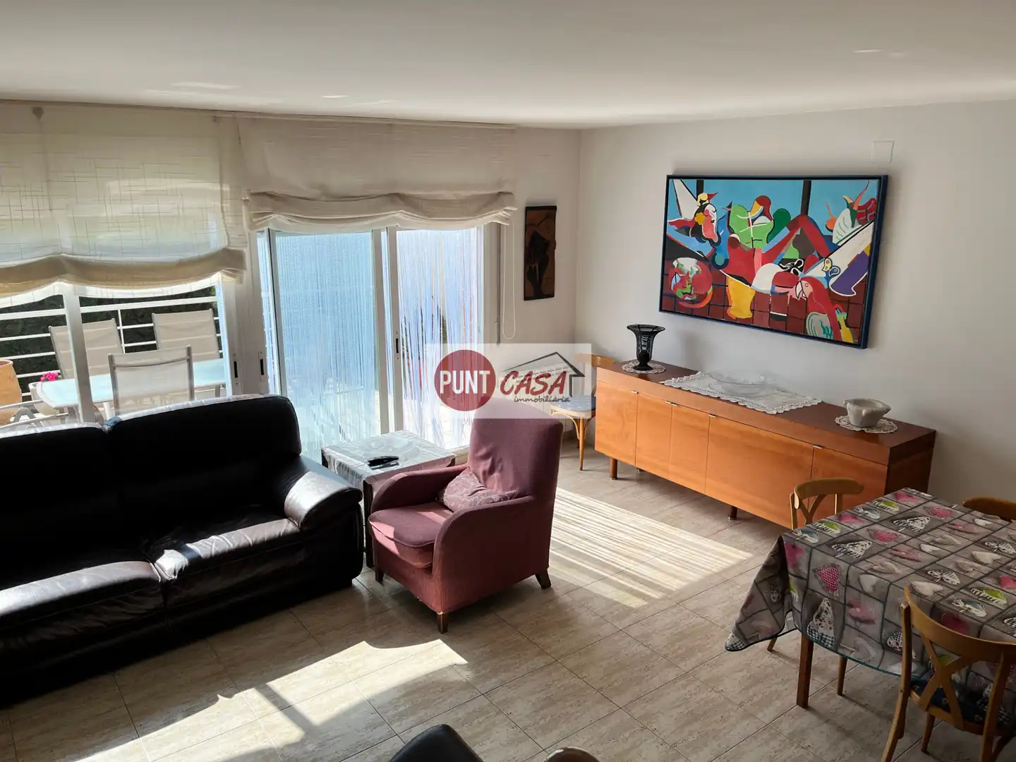 Sala d'estar de Casa adosada en venda en Benavent de Segrià amb Aire condicionat, Calefacció i Jardí privat