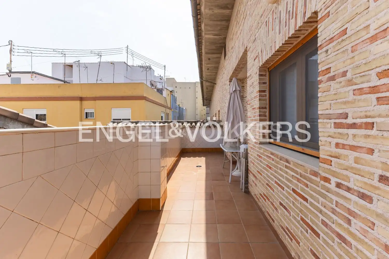 Terraza de Dúplex de alquiler en Alzira con Aire acondicionado, Calefacción y Terraza