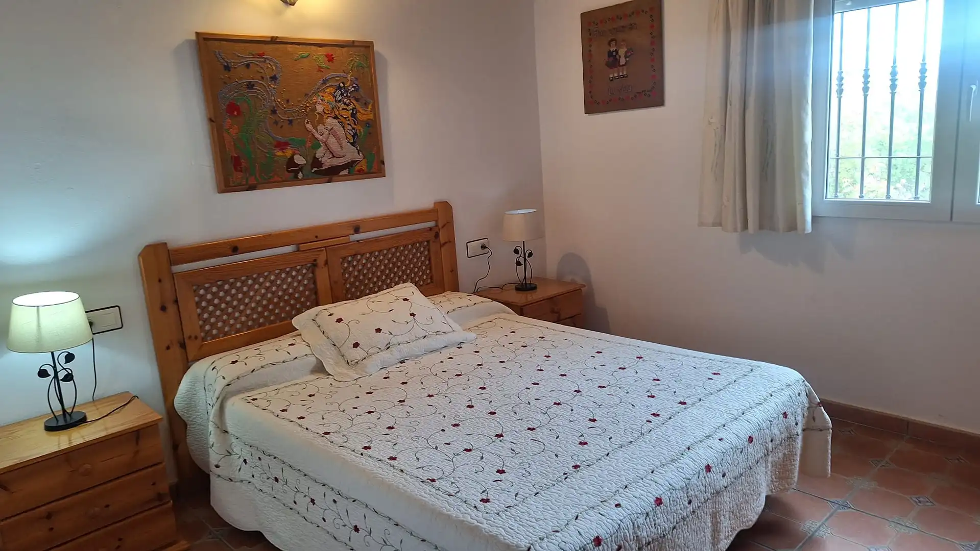 Schlafzimmer von Country house zur Miete in Vélez-Málaga mit Privatgarten, Terrasse und Schwimmbad