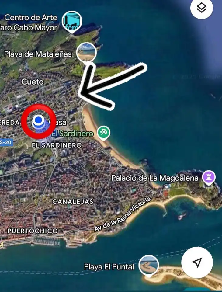 Parking de Piso de alquiler en Santander con Calefacción, Terraza y Amueblado
