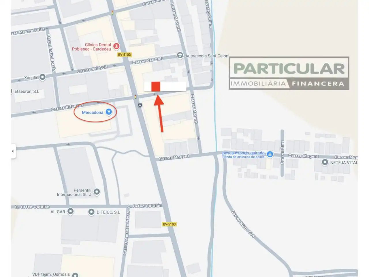 Aparcament de Oficina en traspas en Cardedeu amb Aire condicionat, Calefacció i Alarma
