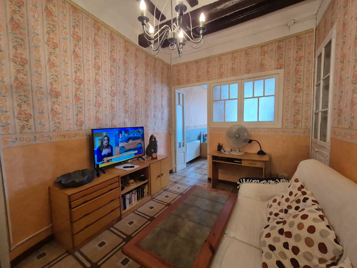 Living room of Houses for sale in Cervera  with Heating, Furnished and Balcony