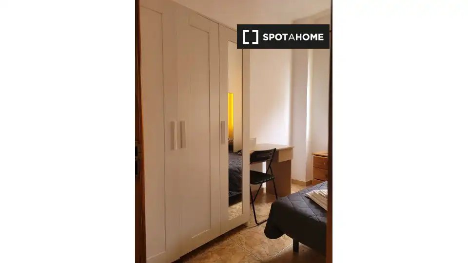 Bedroom of Flat for share in Las Palmas de Gran Canaria  with Air Conditioner, Terrace and Furnished