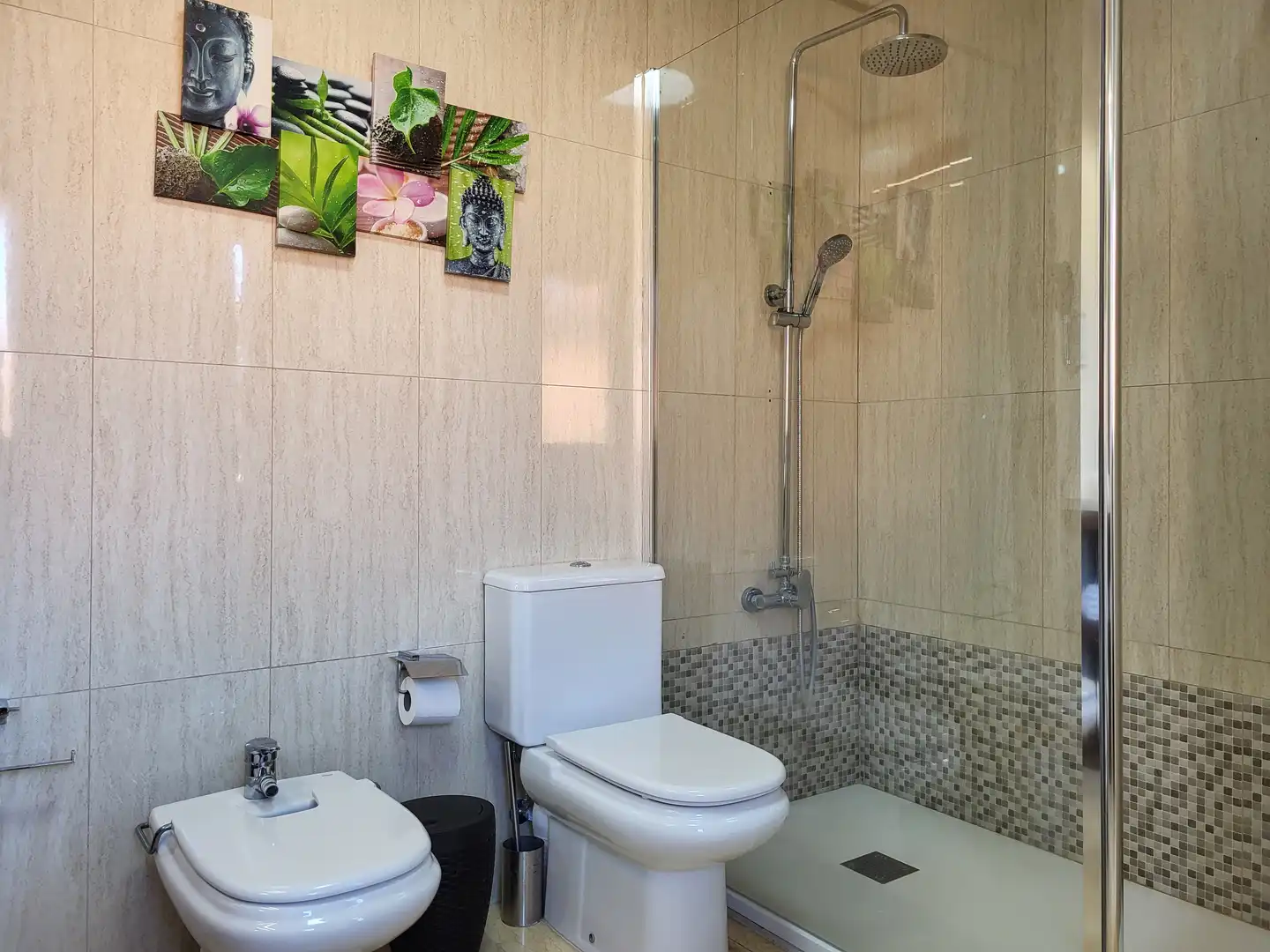 Baño de Ático de alquiler en Puerto de la Cruz con Aire acondicionado, Terraza y Trastero