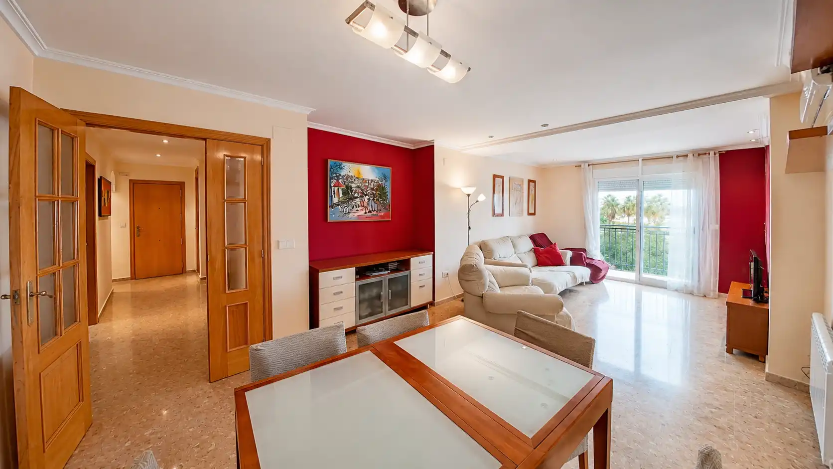 Sala de estar de Piso en venta en Cheste con Calefacción y Balcón