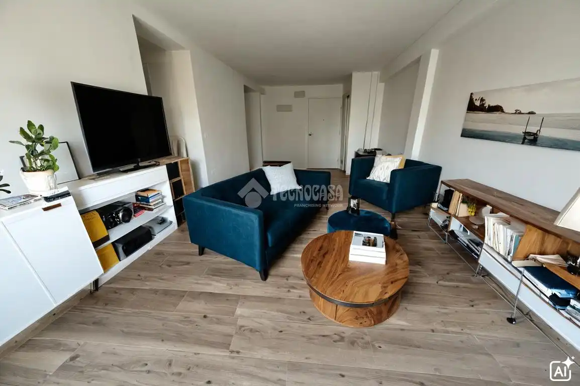 Sala de estar de Piso de alquiler en Alcorcón con Parquet