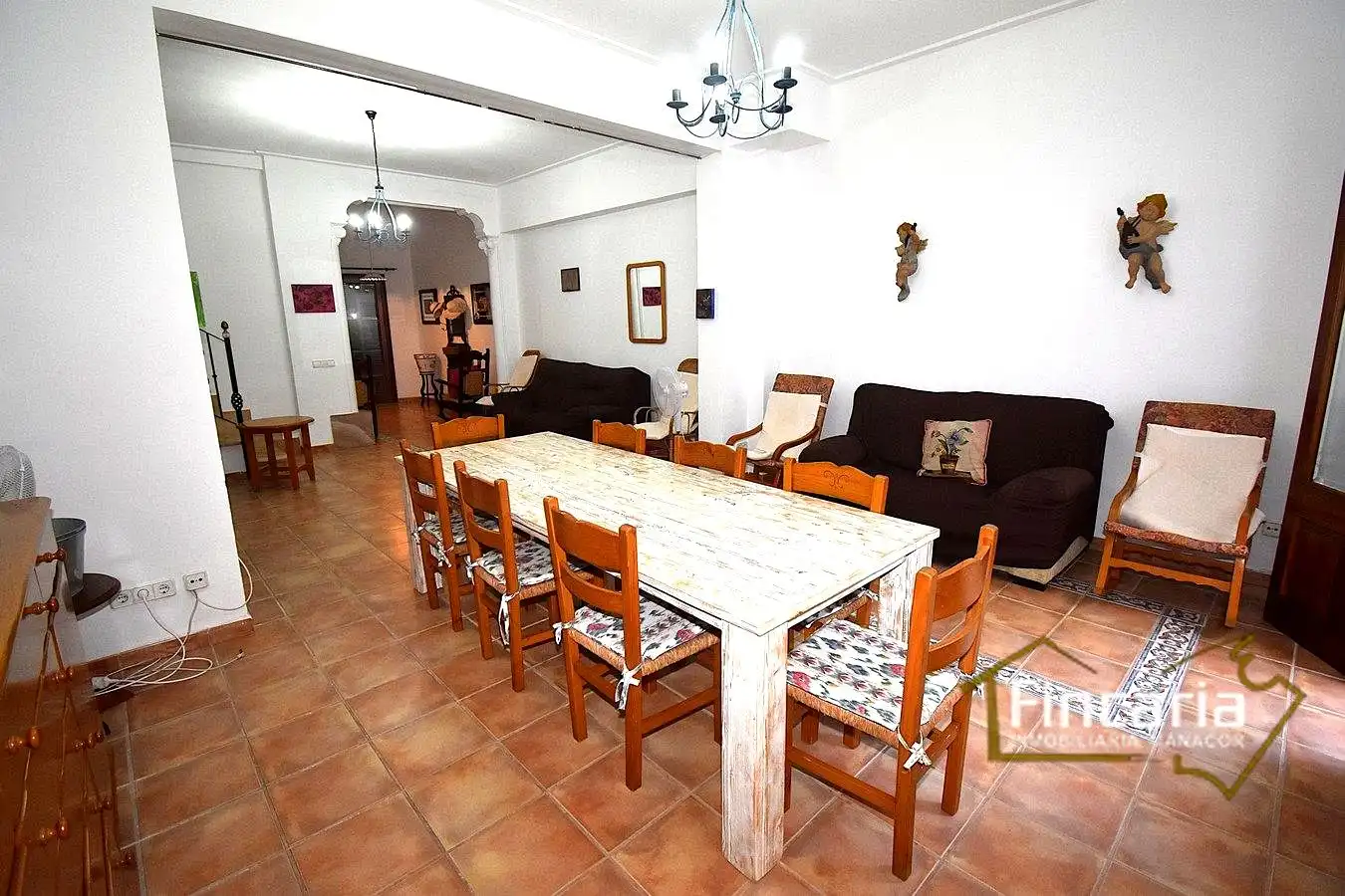 Menjador de Casa o xalet de lloguer en Manacor amb Aire condicionat, Terrassa i Moblat