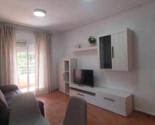 Sala d'estar de Apartament de lloguer en Torrevieja amb Aire condicionat, Terrassa i Piscina comunitària