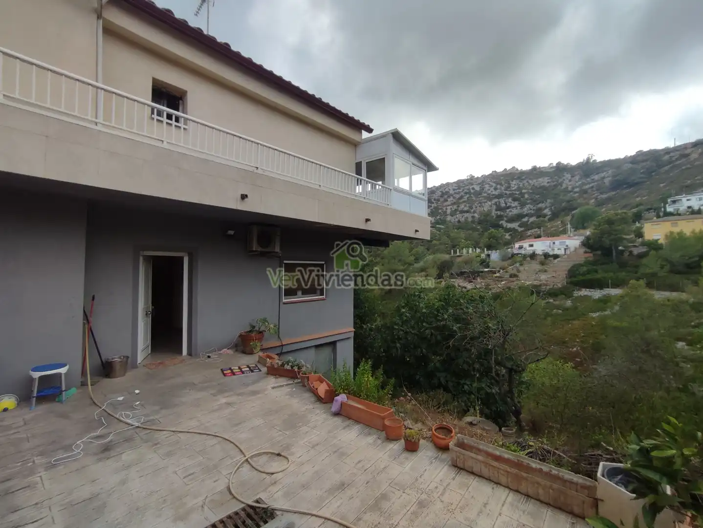 Vista exterior de Casa o xalet en venda en Vallirana amb Aire condicionat, Calefacció i Jardí privat
