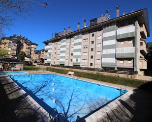 Swimming pool of Apartment for sale in Jaca  with Heating, Parquet flooring and Terrace