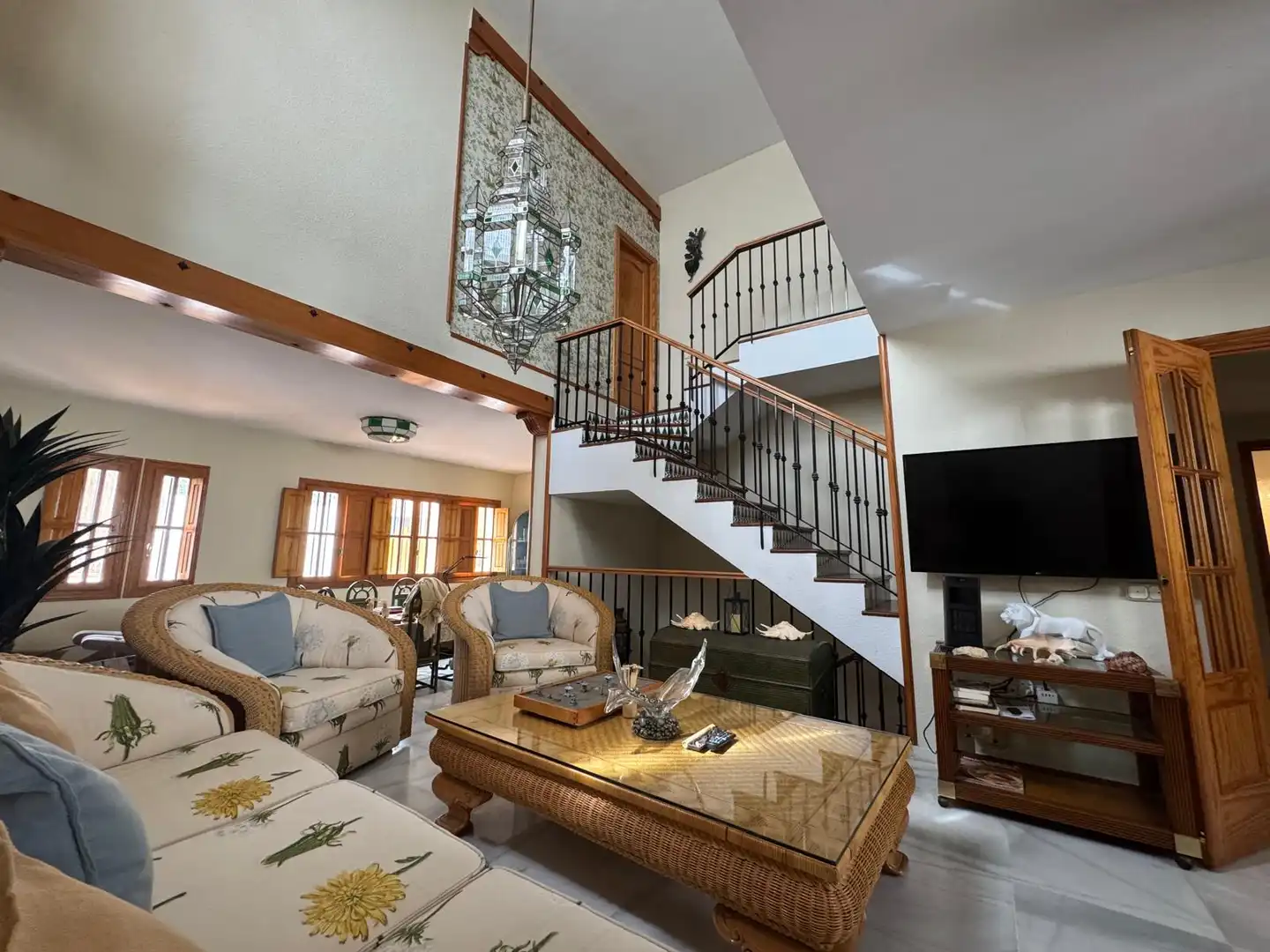 Living room of Houses for sale in Roquetas de Mar  with Air Conditioner, Heating and Private garden
