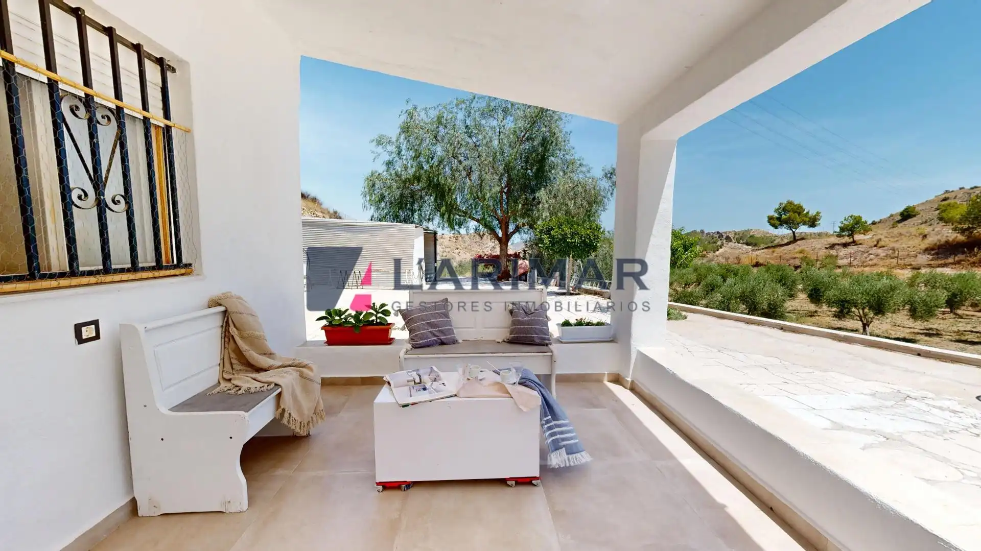 Terrassa de Casa o xalet en venda en Aspe amb Aire condicionat, Calefacció i Jardí privat