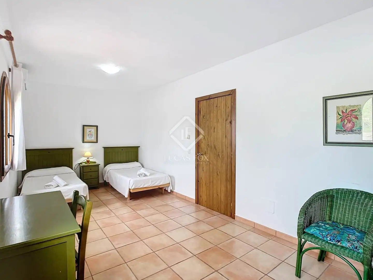 Schlafzimmer von Country house zum Verkauf in Ciutadella de Menorca mit Klimaanlage, Heizung und Privatgarten