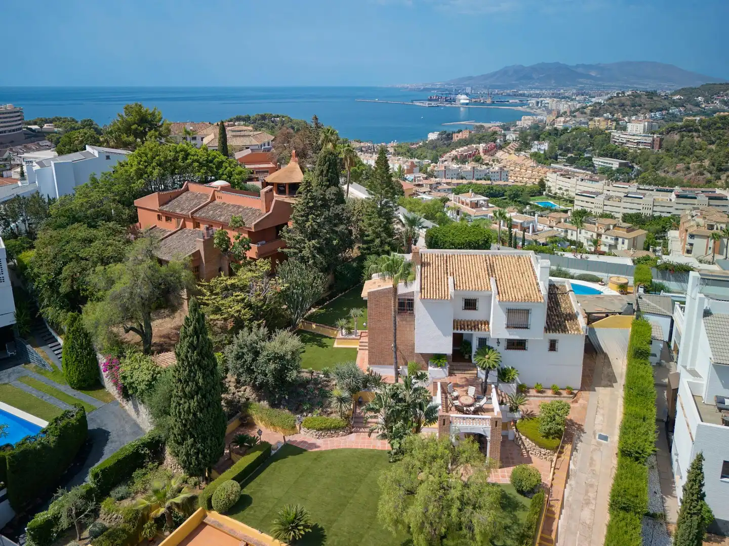 Exterior view of Houses for rent in Málaga  with Air Conditioner, Heating and Private garden