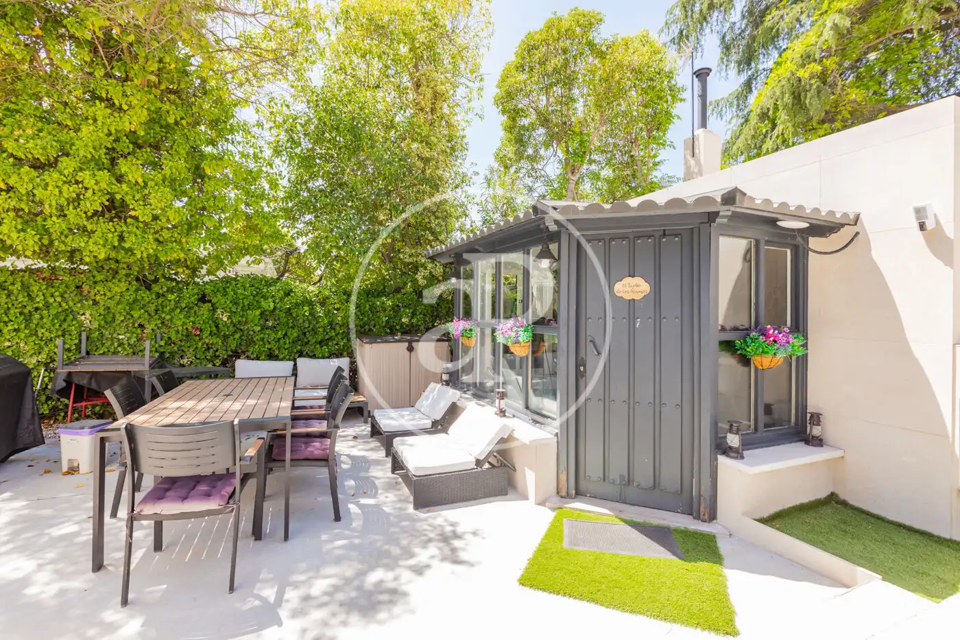 Terrasse von Haus oder Chalet zum Verkauf in Pozuelo de Alarcón mit Klimaanlage, Heizung und Privatgarten