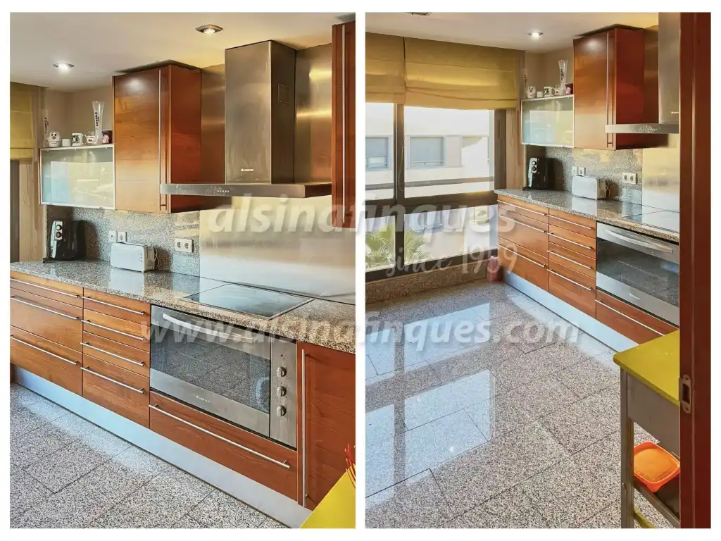 Cocina de Ático en venta en Lloret de Mar con Aire acondicionado, Jardín privado y Terraza