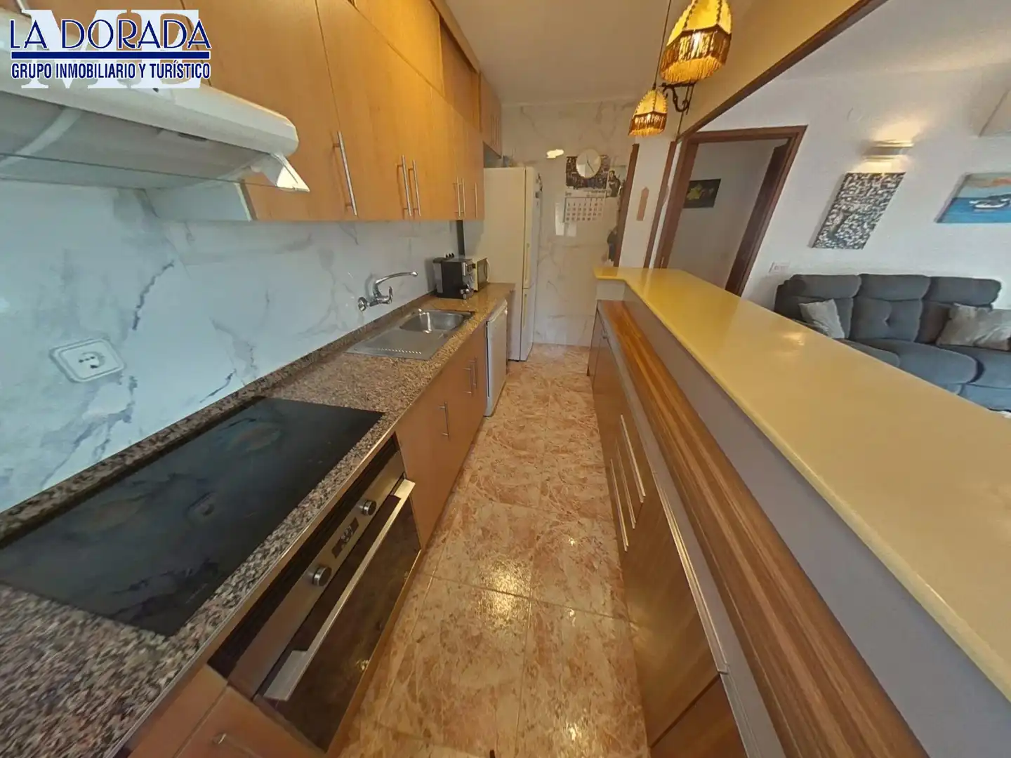 Kitchen of Flat for sale in Cambrils  with Air Conditioner, Furnished and Balcony