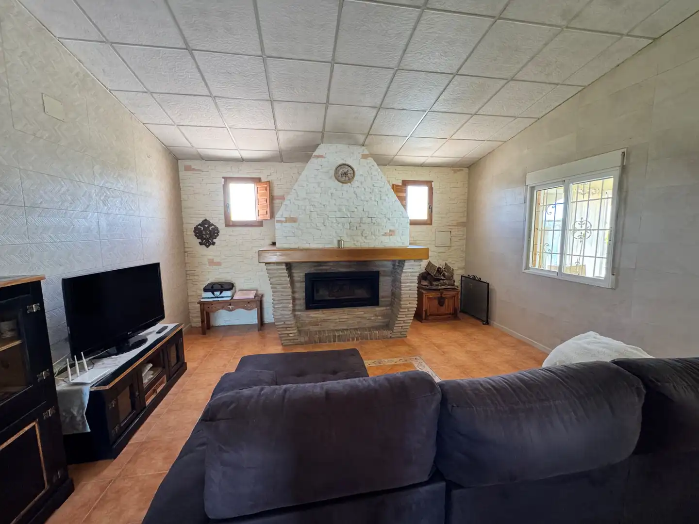 Sala de estar de Casa o chalet en venta en Calasparra con Aire acondicionado, Jardín privado y Terraza